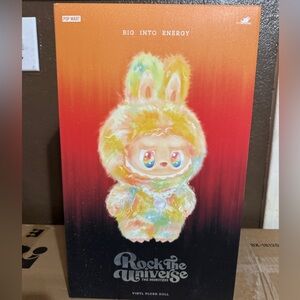 THE MONSTERS Labubu 
Big into Energy Series-ROCK THE UNIVERSE Vinyl Plush Doll